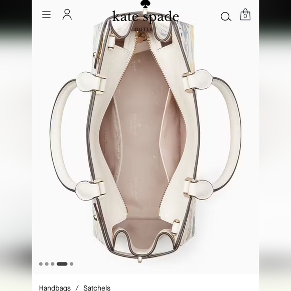 💥SALE💥 Kate Spade Garden Bouquet Medium Satchel – NWT - Picture 6 of 10